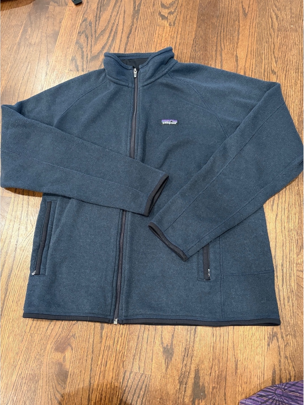 Patagonia Men's Large Black Fleece Full-Zip Jacket